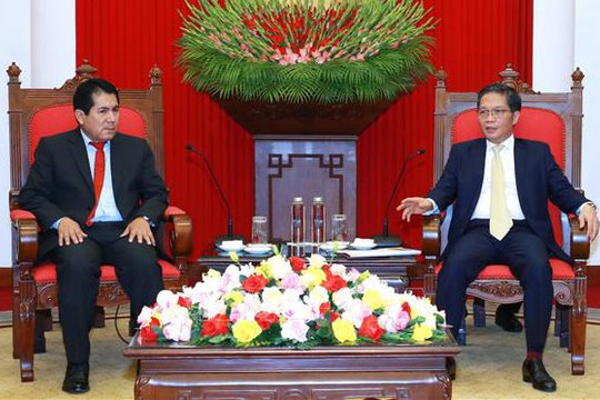 Nâng hiệu quả hợp tác giữa Đảng Cộng sản Việt Nam và Đảng Cộng sản Peru