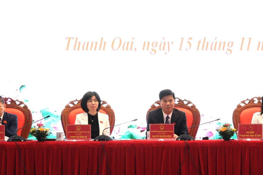 Cử tri huyện Thanh Oai kiến nghị vấn đề nước sạch và vướng mắc tại Khu đô thị Thanh Hà