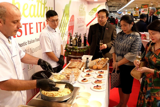 Khai mạc Tuần lễ Ẩm thực Italia tại thành phố Hồ Chí Minh