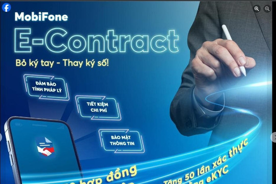 Chuyển đánh bài casino trực tuyến số hiệu quả cùng hợp đồng điện tử có “tích xanh” MobiFone eContract