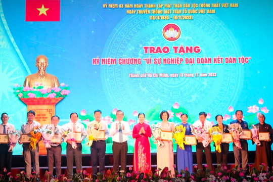 Thành phố Hồ Chí Minh: Tổng kết 20 năm tổ chức Ngày hội Đại đoàn kết toàn dân tộc