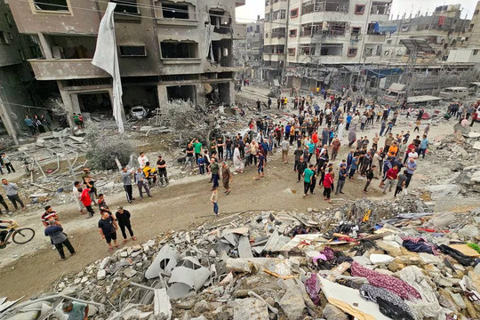 Gaza thiệt hại nặng nề do xung đột