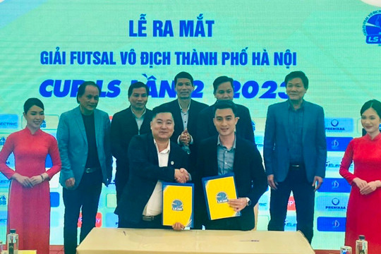 8 đội bóng tham dự Giải futsal vô địch thành phố Hà Nội năm 2023
