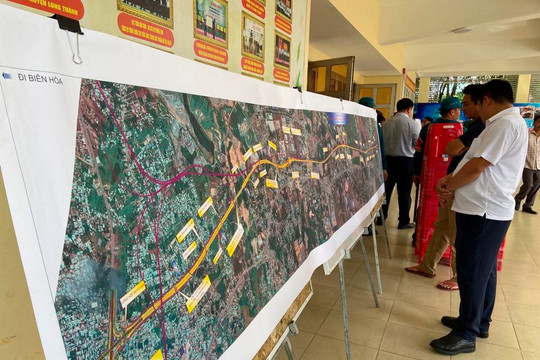 Dự án cao tốc Biên Hòa - Vũng Tàu: Bồi thường cao nhất gần 8,8 triệu đồng/m2