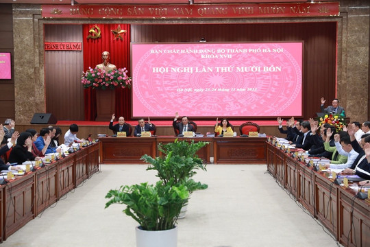 Ban Chấp hành Đảng bộ thành phố Hà Nội họp bàn 8 nội dung quan trọng
