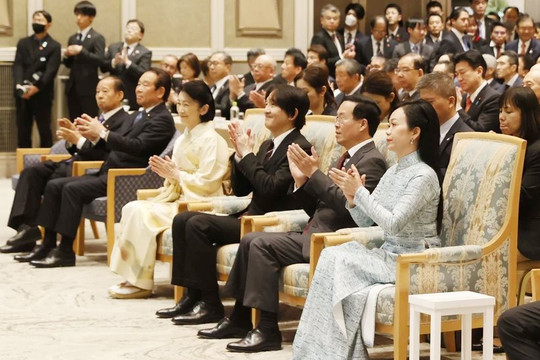 Chủ tịch nước Võ Văn Thưởng dự lễ kỷ niệm 50 năm thiết lập quan hệ ngoại giao Việt Nam -Nhật Bản