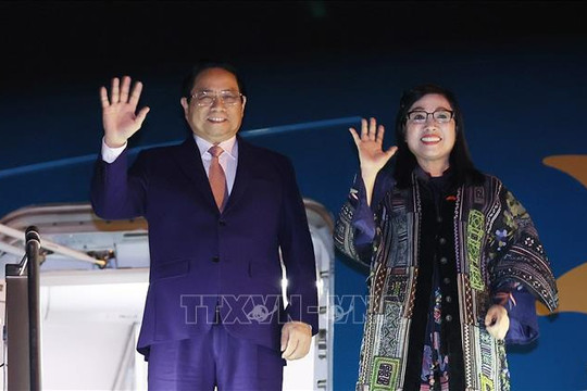 Thủ tướng Phạm Minh Chính tới Ankara bắt đầu thăm chính thức Thổ Nhĩ Kỳ