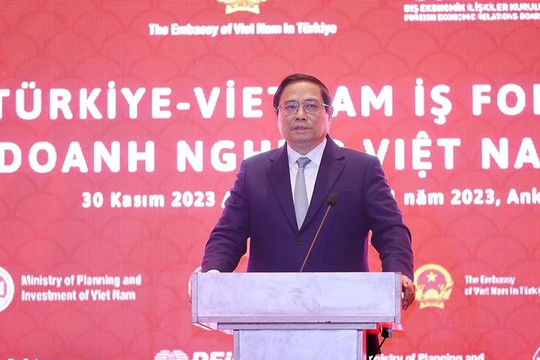 casino trực tuyến W88 Phạm Minh Chính dự Diễn đàn doanh Xóc đĩa Thổ Nhĩ Kỳ - Việt Nam