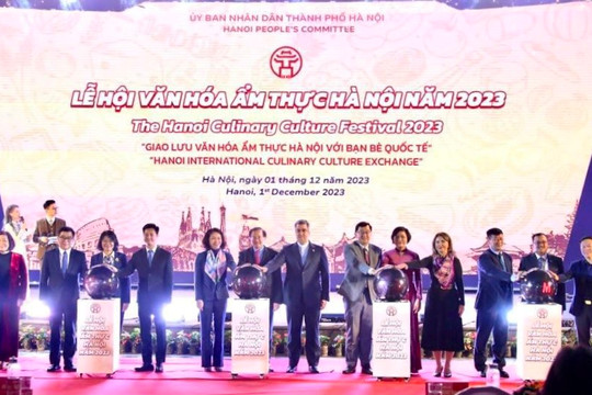 Khai mạc lễ hội Văn hóa ẩm thực Hà Nội 2023