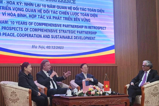 Tiếp tục thúc đẩy hòa bình, hợp tác và phát triển bền vững Việt Nam - Hoa Kỳ