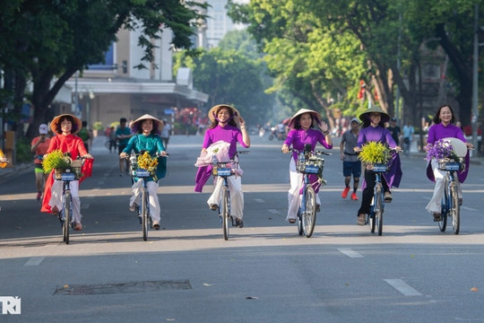 Hà Nội đề xuất thí điểm hai tuyến đường dành cho xe đạp