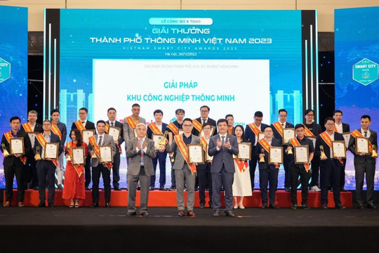 TNTech nhận giải thưởng “Thành phố thông minh Việt Nam” năm thứ ba liên tiếp