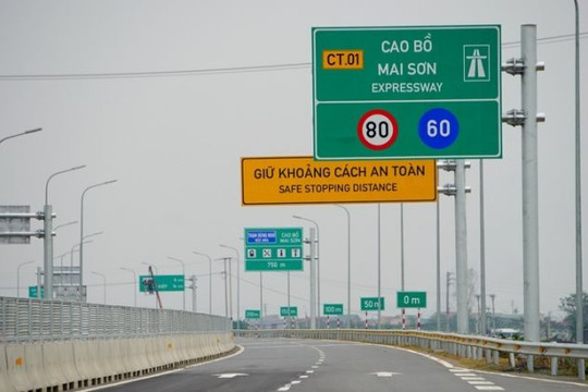 Đề xuất mở rộng cao tốc Cao Bồ - Mai Sơn thành 6 làn xe