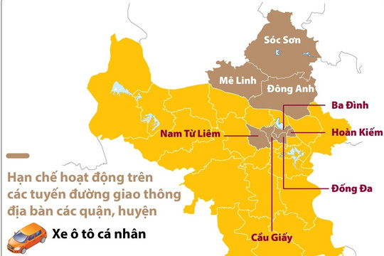 Hà Nội phân luồng giao thông đón đoàn khách quốc tế thăm chính thức Việt Nam