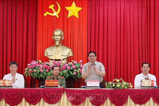 Thủ tướng Phạm Minh Chính tiếp xúc cử tri huyện Vĩnh Thạnh, thành phố Cần Thơ