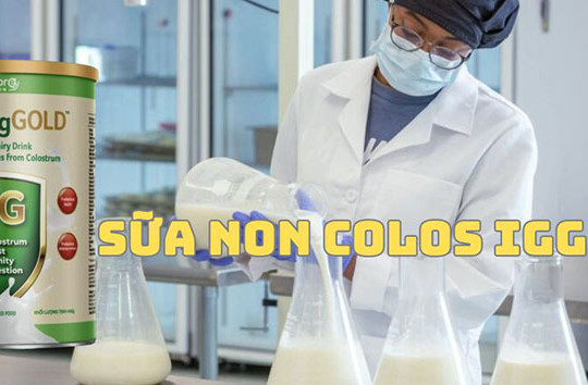 Colos IgGold thực phẩm chức năng dùng sữa non hỗ trợ sức khỏe con người