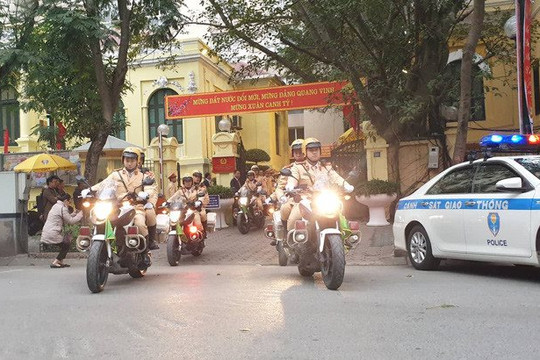 Hà Nội: Bảo đảm trật tự, an toàn giao thông trong dịp Tết và lễ hội xuân 2024