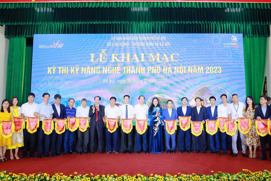 Gần 300 thí sinh tranh tài Kỳ thi kỹ năng nghề thành phố Hà Nội năm 2023