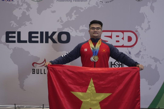 Đặng Thế Hưng giành HCV Powerlifting châu Á