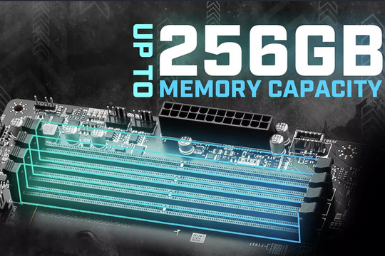 Máy tính cá nhân có thể đạt dung lượng bộ nhớ RAM 256GB