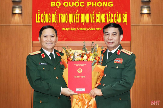 Phó Tổng Tham mưu trưởng QĐND Việt Nam Phạm Trường Sơn được thăng quân hàm Trung tướng