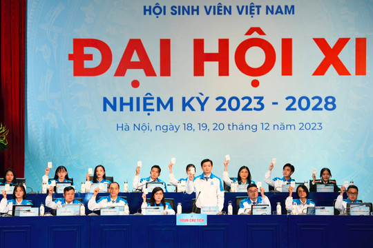 Ban Chấp hành Hội Sinh viên Việt Nam khóa XI gồm 103 thành viên
