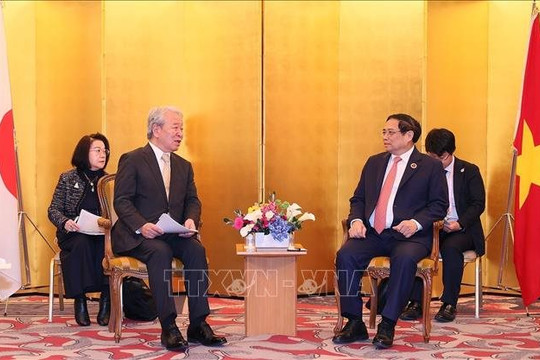 Thủ tướng Phạm Minh Chính tiếp Chủ tịch Cơ quan Hợp tác quốc tế Nhật Bản