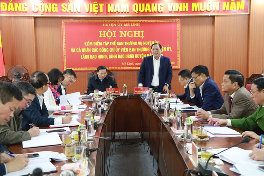  Tiếp tục tạo chuyển biến rõ nét hơn nữa các mặt công tác của huyện Mê Linh