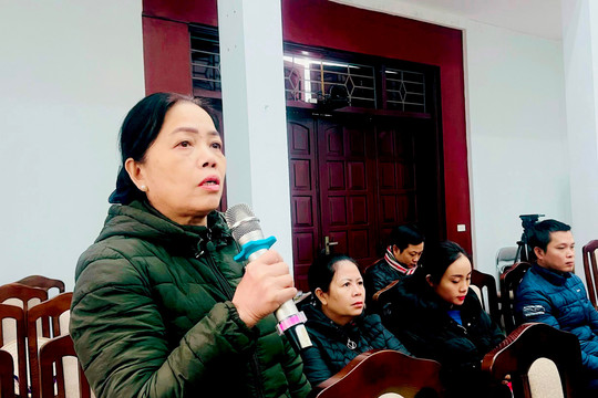Cử tri huyện Thanh Trì kiến nghị nhiều nội dung về sản xuất, đời sống