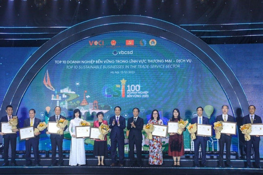 Herbalife Việt Nam được vinh danh Top 100 doanh nghiệp bền vững Việt Nam 2023 và Top 10 doanh nghiệp bền vững trong lĩnh vực thương mại - dịch vụ