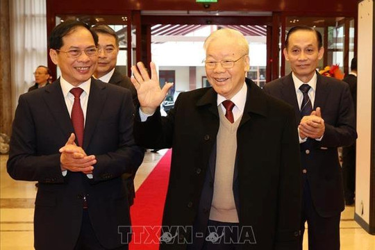 Tổng Bí thư Nguyễn Phú Trọng dự khai mạc Hội nghị Ngoại giao lần thứ 32
