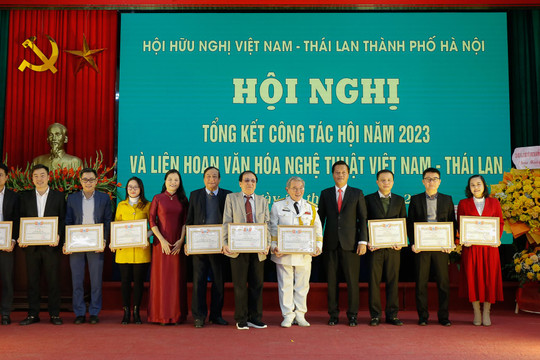 Hội hữu nghị Việt Nam - Thái Lan thành phố Hà Nội xuất sắc hoàn thành nhiệm vụ năm 2023