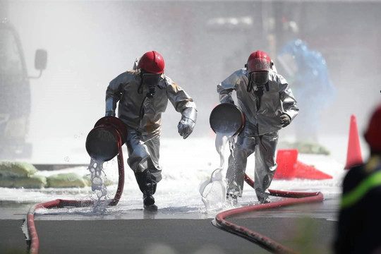 Gần 5.000 người diễn tập chữa cháy, cứu nạn tại ga ngầm Bến Thành