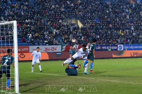 V.League 1: Thép Xanh Nam Định thắng Hoàng Anh Gia Lai 3-0