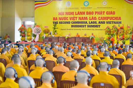 Thúc đẩy quan hệ hợp tác, giao lưu giữa Phật giáo Việt Nam, Lào, Campuchia