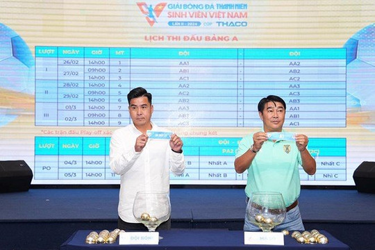 Giải bóng đá Thanh niên Sinh viên Việt Nam 2024 có tổng giải thưởng lên tới 700 triệu đồng