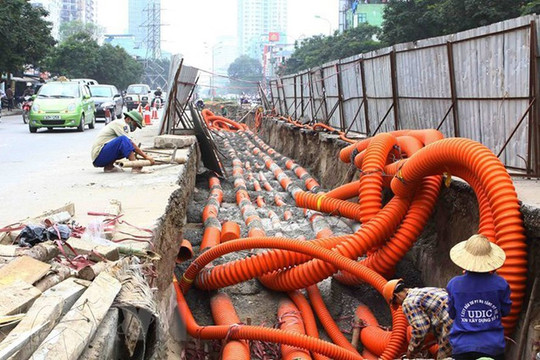 Hà Nội: Hạ ngầm 100% hệ thống cáp điện lực xây mới