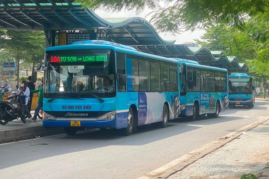 Transerco vận hành khoảng 31.000 lượt xe buýt trong dịp Tết Dương lịch 2024