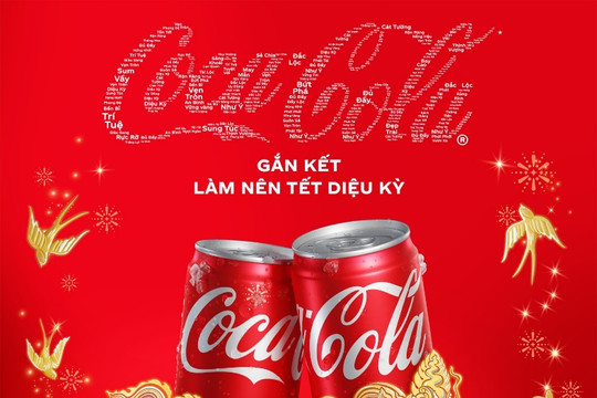 Coca-cola lan tỏa thông điệp “Gắn kết làm nên Tết diệu kỳ" trong chiến dịch Tết 2024