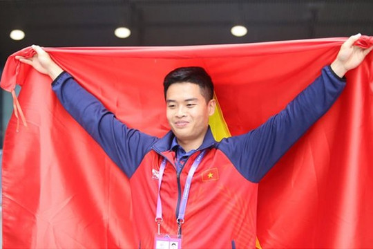 Xạ thủ Phạm Quang Huy dẫn đầu danh sách vận động viên tiêu biểu toàn quốc
