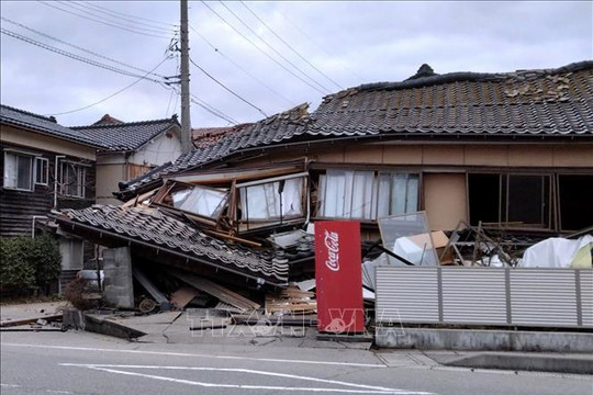 Những hình ảnh mới nhất về trận động đất tại Nhật Bản