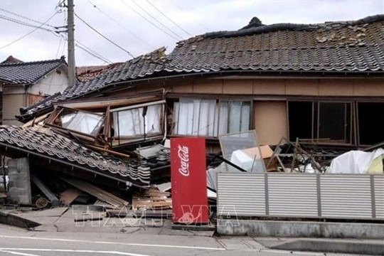 Thủ tướng Chính phủ gửi điện thăm hỏi về việc động đất - sóng thần xảy ra tại tỉnh Ishikawa, Nhật Bản