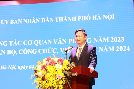 Văn phòng UBND thành phố Hà Nội hướng đến ứng dụng công nghệ số toàn diện