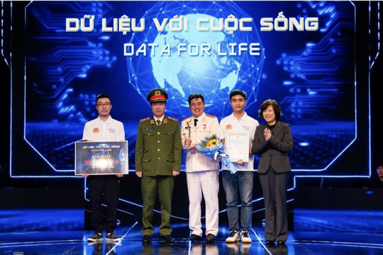 Công an tỉnh Sơn La đoạt giải Nhất cuộc thi Dữ liệu với cuộc sống 2023