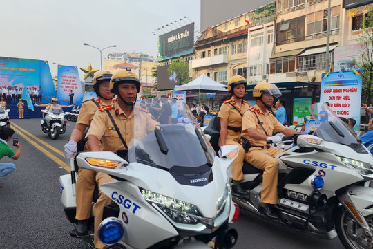 TP Hồ Chí Minh ra quân Năm An toàn giao thông 2024