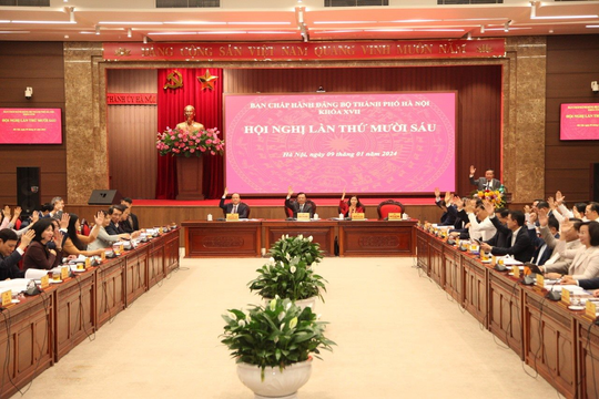 Ban Chấp hành Đảng bộ thành phố Hà Nội thảo luận 5 nội dung về công tác xây dựng Đảng
