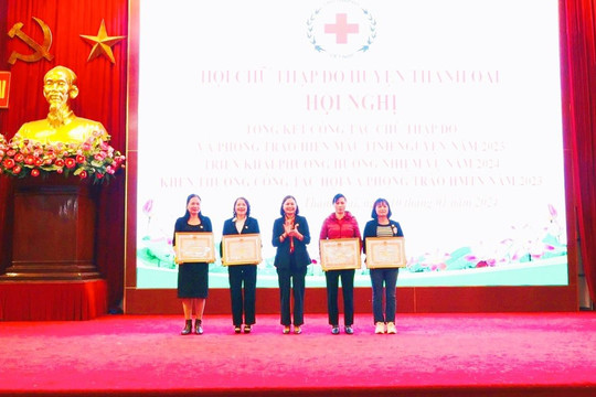 Hội Chữ thập đỏ huyện Thanh Oai thực hiện tốt an sinh xã hội