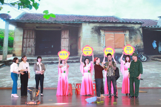Xã Vạn Thái giành giải Nhất hội thi tuyên truyền phòng, chống ma túy huyện Ứng Hòa
