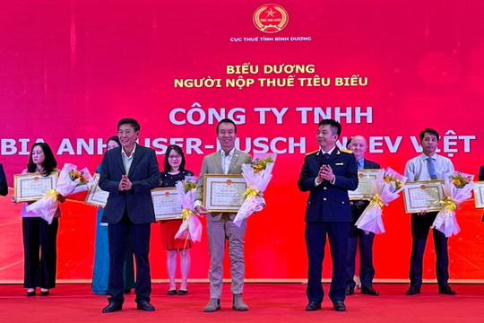AB InBev Việt Nam được biểu dương người nộp thuế tiêu biểu giai đoạn 2020-2022