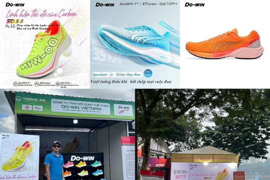 Dowin Vietnam - thương hiệu giày chạy bộ uy tín, chất lượng cao đồng hành cùng nhiều giải chạy lớn